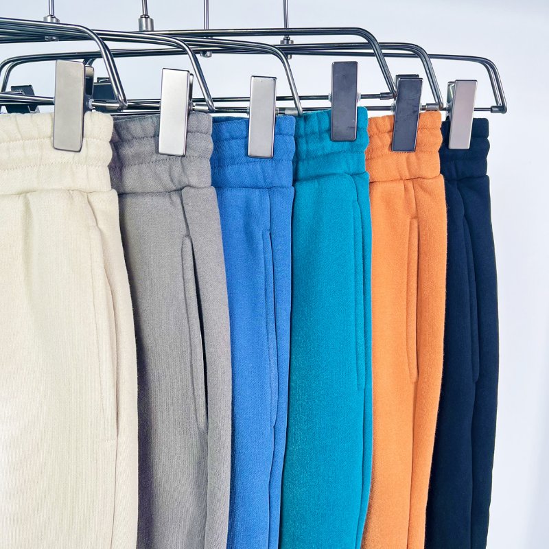 380gsm Custom Aicd Washed Colorful Sweatpants Jogger Pants Blank Leg tied Men baggy Street Wear Oversized Sweatpants For Men