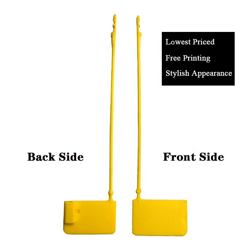 Personalised Custom Logo Seal Tag Zip Ties Label Plastic Security Lock Garment Hat T-Shirt Clothes Brand Hang Tags