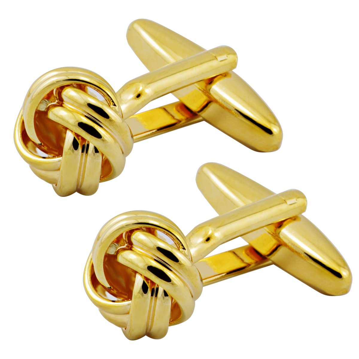 gold plated knot Metal Cufflink For Mens wholesale silk knot cufflinks gemelos personalizados cufflinks for men gold