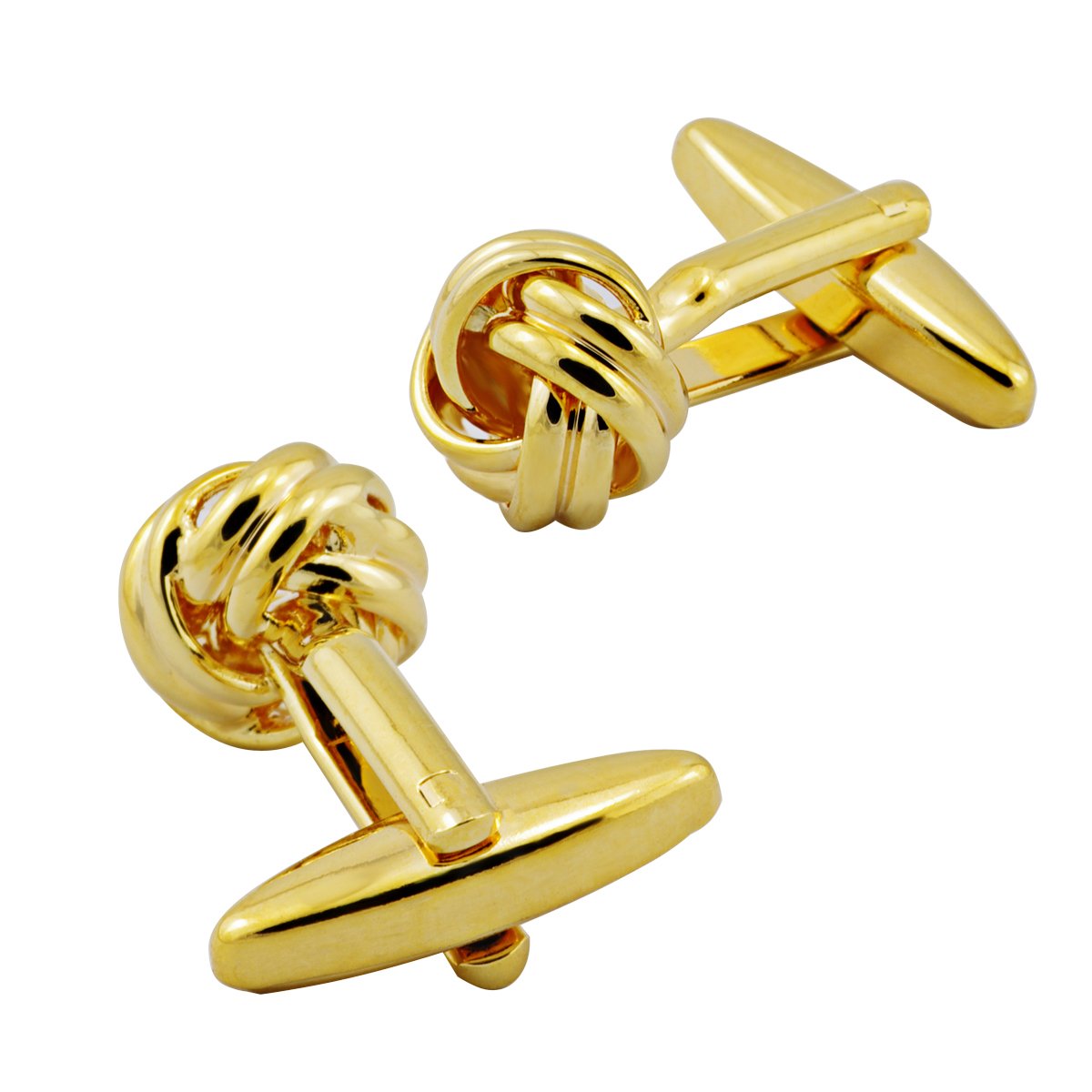 gold plated knot Metal Cufflink For Mens wholesale silk knot cufflinks gemelos personalizados cufflinks for men gold