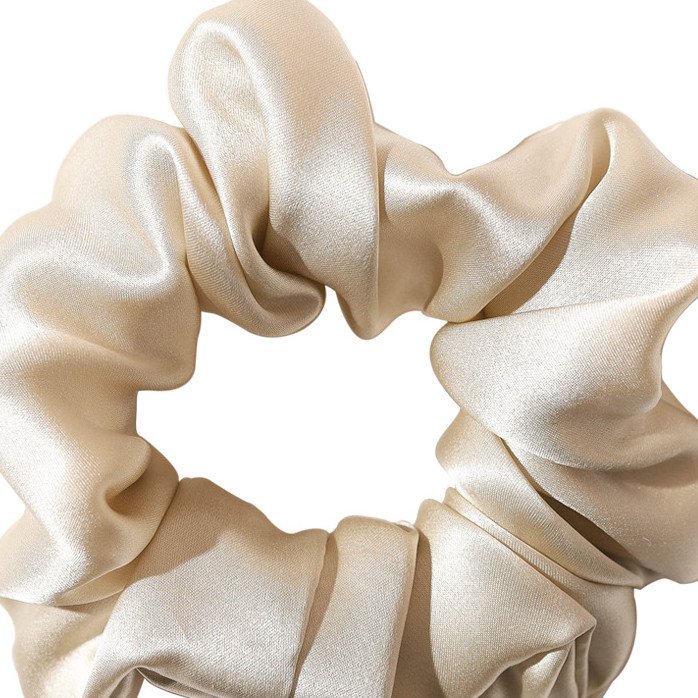 New Arrived Fashion silk hair scrunchies 19 momme 3cm custom scrunchies hair accessories elastic silk hair ties
