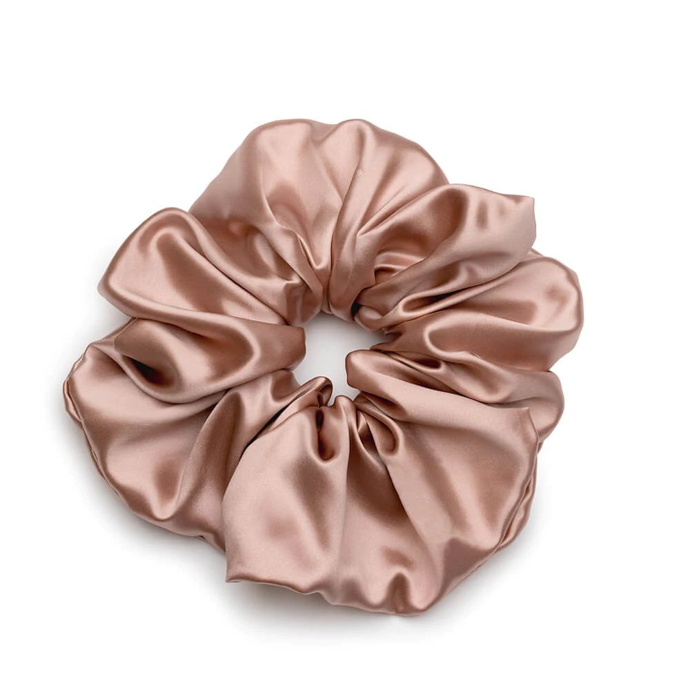 custom silk scrunchies with different color silk hair ties mulberry 100% pure silk scrunchies
