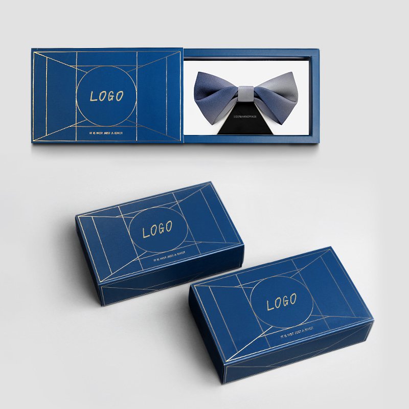 Men Bow Ties Pre-Tied Style Formal Satin Classic Bowtie for Tuxedo Faux Silk Double-layer gradient Bow Tie