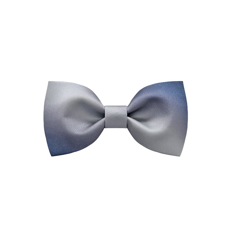 Men Bow Ties Pre-Tied Style Formal Satin Classic Bowtie for Tuxedo Faux Silk Double-layer gradient Bow Tie