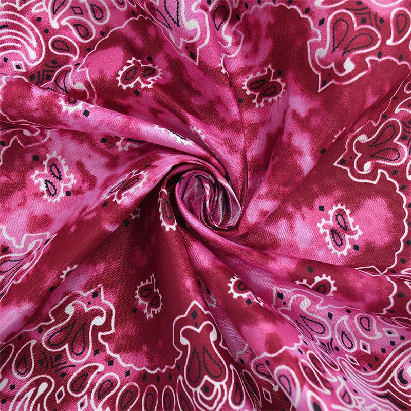 Wholesale Custom Personalized Prints Polyester Fabric Tie-Dyed Hip-Hop Street Dance Headscarf Bandana