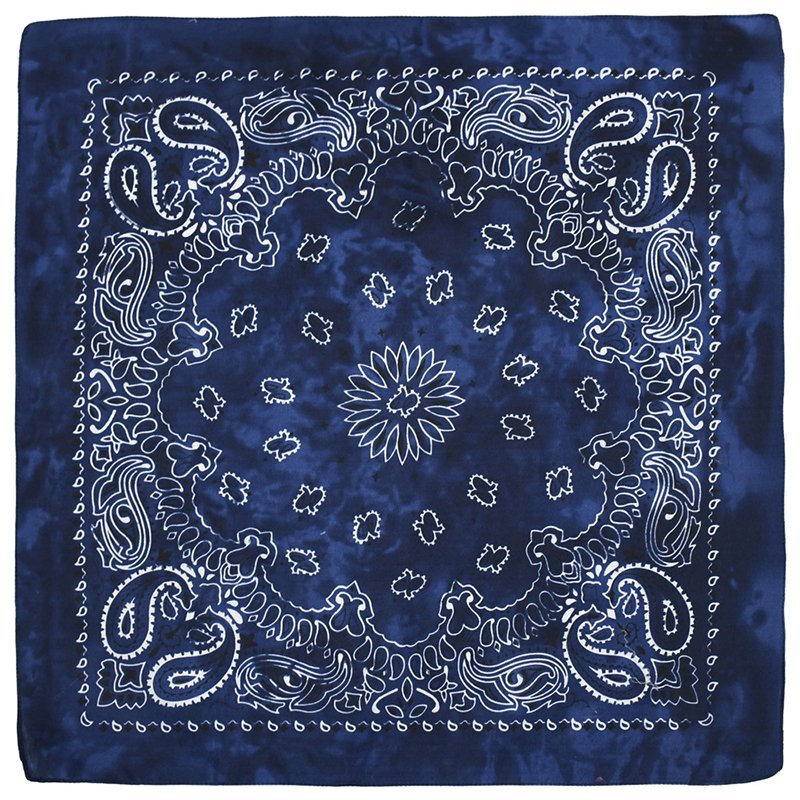 Wholesale Custom Personalized Prints Polyester Fabric Tie-Dyed Hip-Hop Street Dance Headscarf Bandana