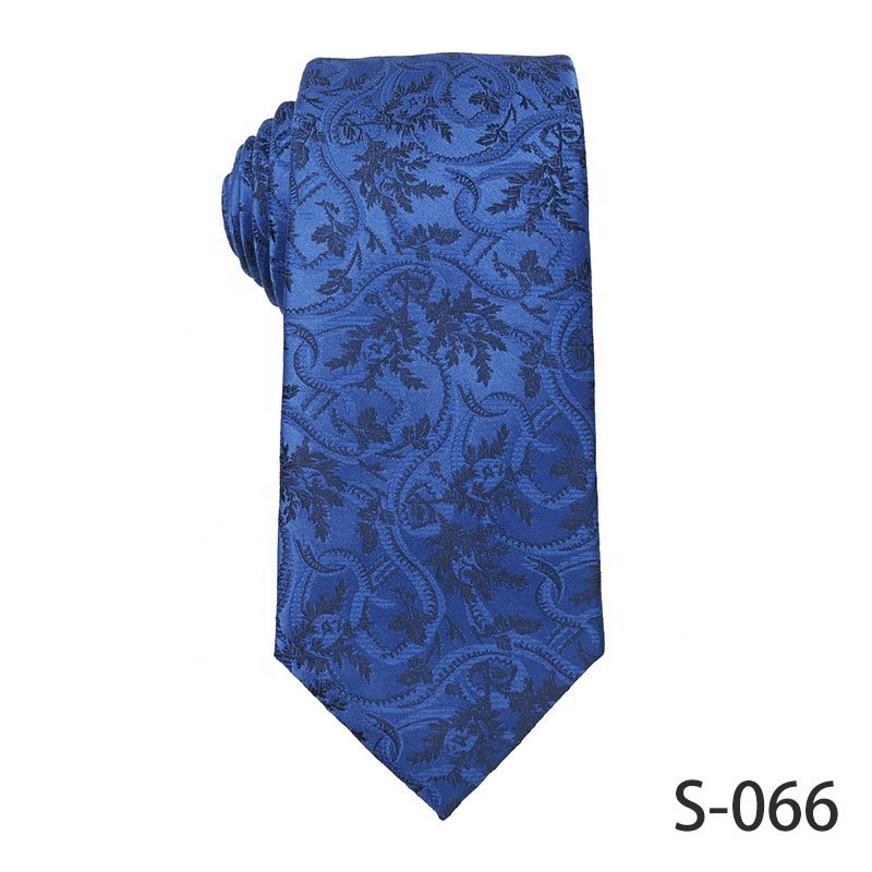 Wholesale Fashionable New Designs Royal Blue High Quality 100% Polyester Ties For Men Made In China Cheap Price