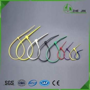 Zhe Jin Black Cable Strap Fastener 100Mm Nylon Self-Locking Cable Tie