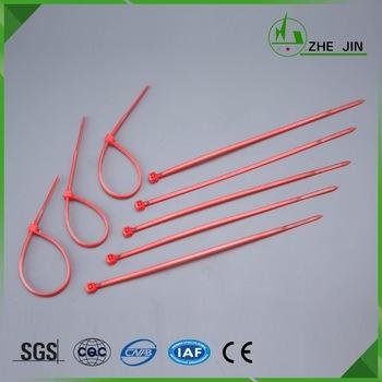 Zhe Jin Black Cable Strap Fastener 100Mm Nylon Self-Locking Cable Tie
