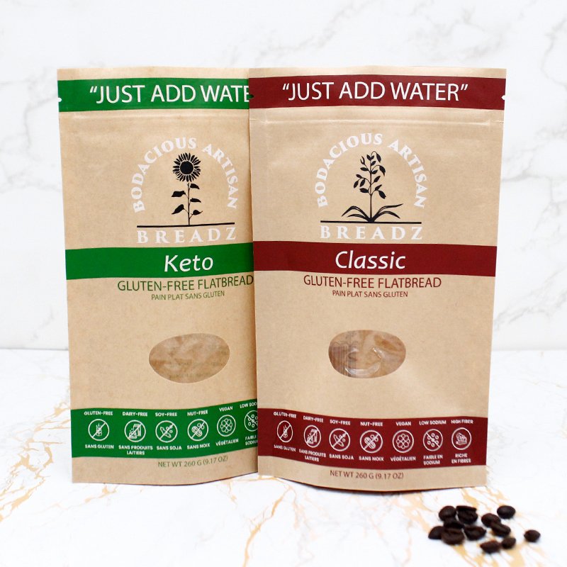 Eco PLA Compostable Stand Up pouch Craft Brown Bag Custom Logo Biodegradable kraft Ziplock Food Packaging Paper Bags with Window