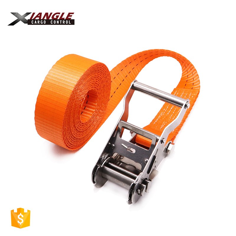 Heavy Duty 1.5'' 38mm 2000kgs Stainless Steel Rachet Buckle Cargo Lashing Belt Transport Strap Endless Ratchet Tie Down Straps