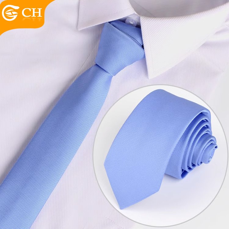 Chinese Old Brand Designer Latest Polyester Woven Colorful Neckties Fashion Solid Custom Navy Woven Gift Set Tie