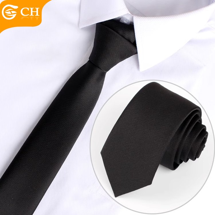 Chinese Old Brand Designer Latest Polyester Woven Colorful Neckties Fashion Solid Custom Navy Woven Gift Set Tie