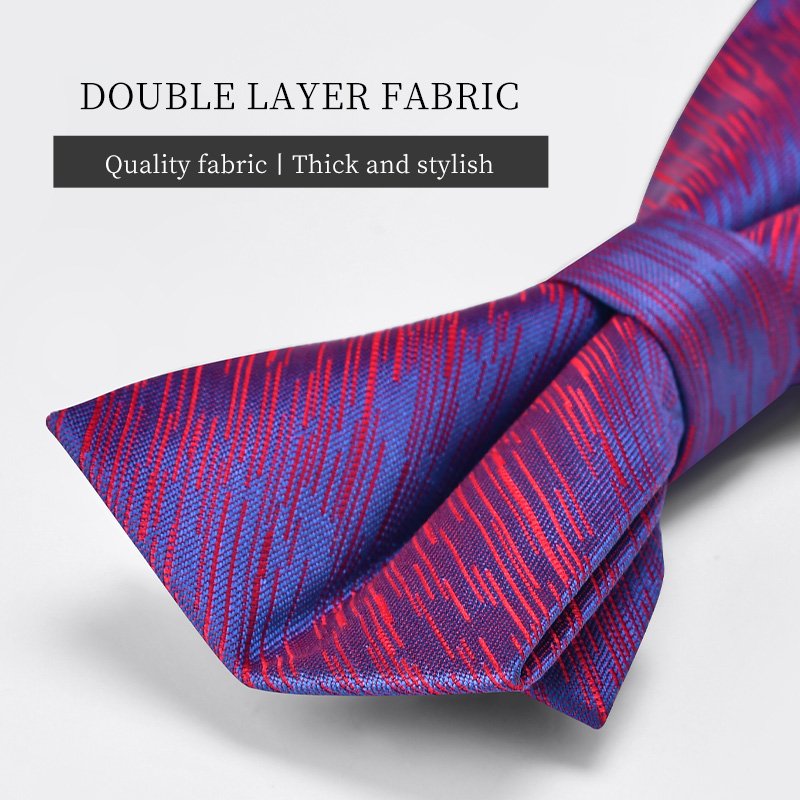 Wholesale Fashion Men Customized Logo Men Pre-tied Bow Ties For Wedding Suit