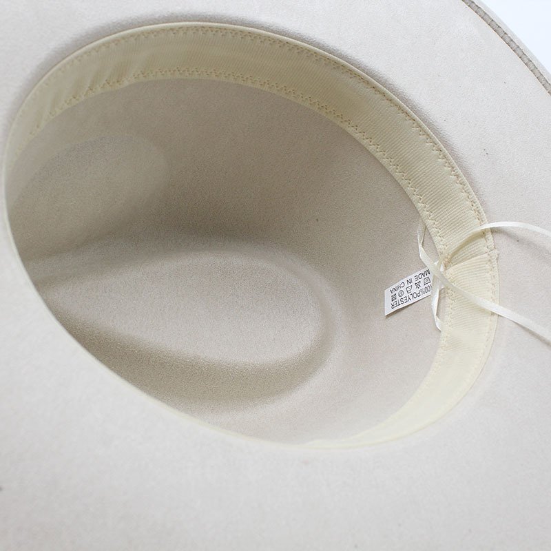 Tie Dye Hip Hop Suede Fedora Hats White Fedora Hat Indiana Jones Men'S Wool Felt Fedora Hat