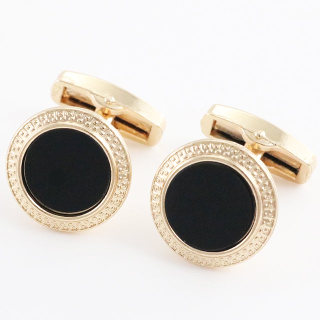Custom original design wedding cufflink manufacturer women's metal letter Cufflinks