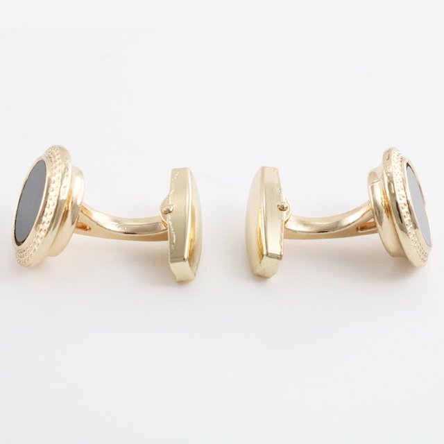 Custom original design wedding cufflink manufacturer women's metal letter Cufflinks