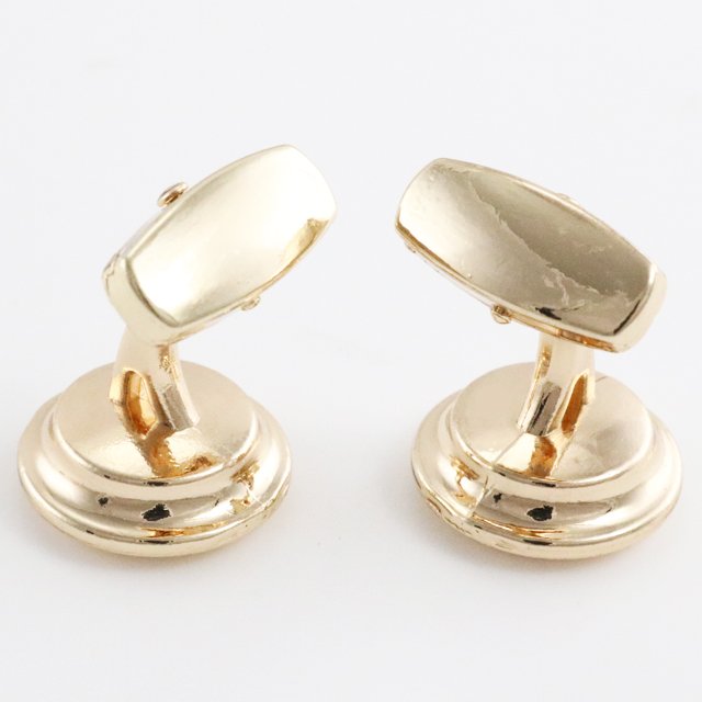 Custom original design wedding cufflink manufacturer women's metal letter Cufflinks