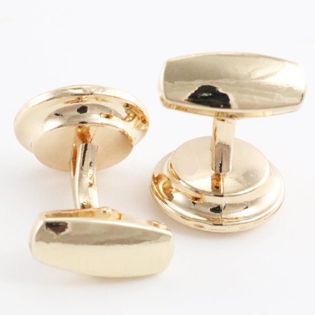 Custom original design wedding cufflink manufacturer women's metal letter Cufflinks