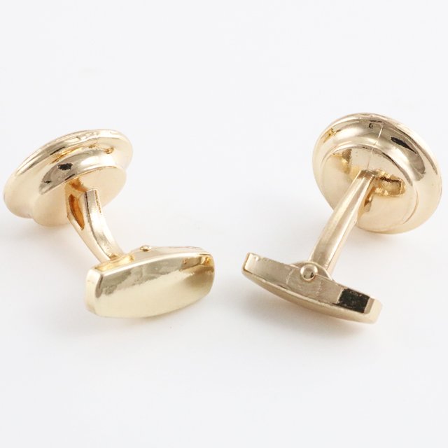 Custom original design wedding cufflink manufacturer women's metal letter Cufflinks