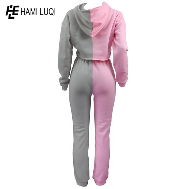 Custom Women's Two Piece Tracksuit Pullover Sweatshirt Jogger Pants Sweatsuit Workout Set Jogging Suits Women's Sets