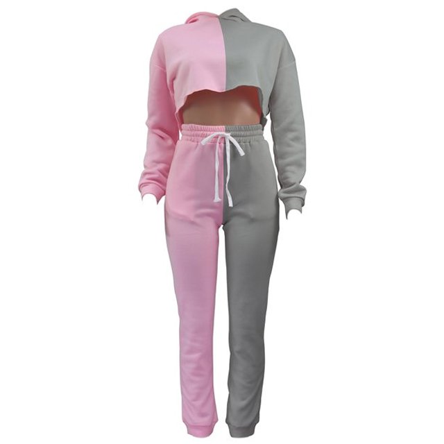 Custom Women's Two Piece Tracksuit Pullover Sweatshirt Jogger Pants Sweatsuit Workout Set Jogging Suits Women's Sets