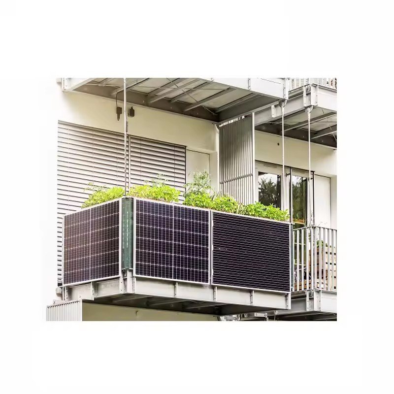 Solar Balcony System Solar Panel Micro Inverter 800w Hot Sale in Germany Black LED Light Lithium Ion Energy Saving