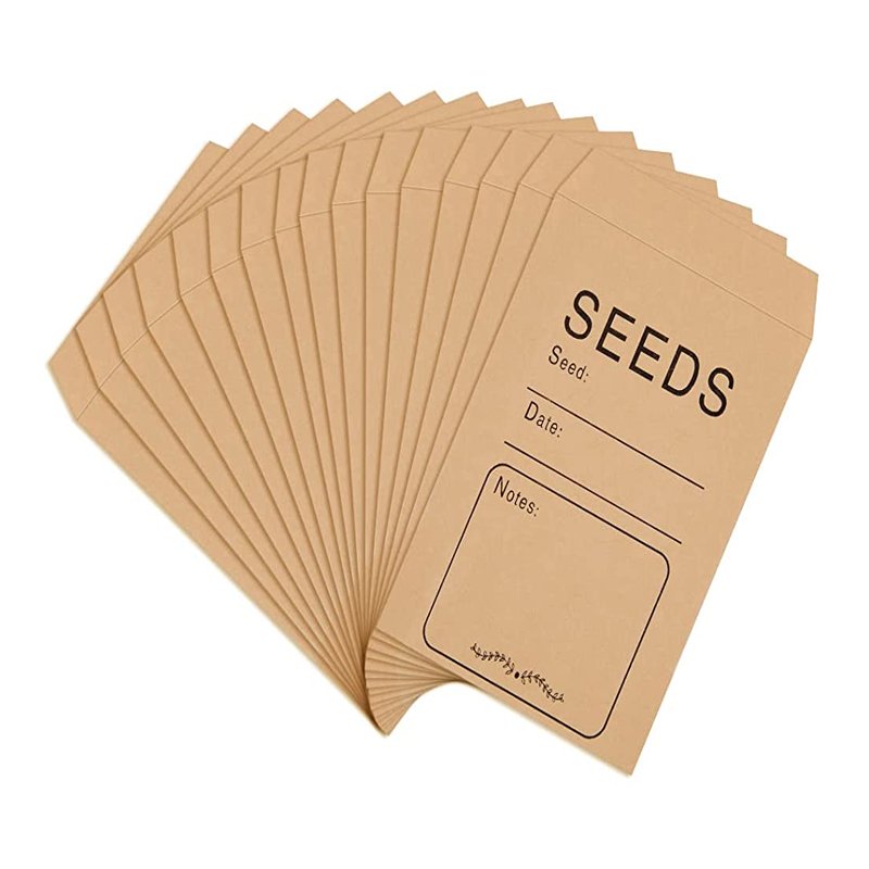 small seed envelope paper custom red coin envelope button string