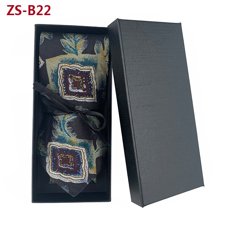 Super Soft Silk Polyester Necktie For Men Business Meeting Formal 7cm Slim Fashion Paisley Printing Tie