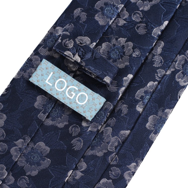 Factory Personal Custom Woven Jacquard Silk High Quality Floral Pattern Tie Suit Accessories Fashion Pure Silk Neckties For Mens