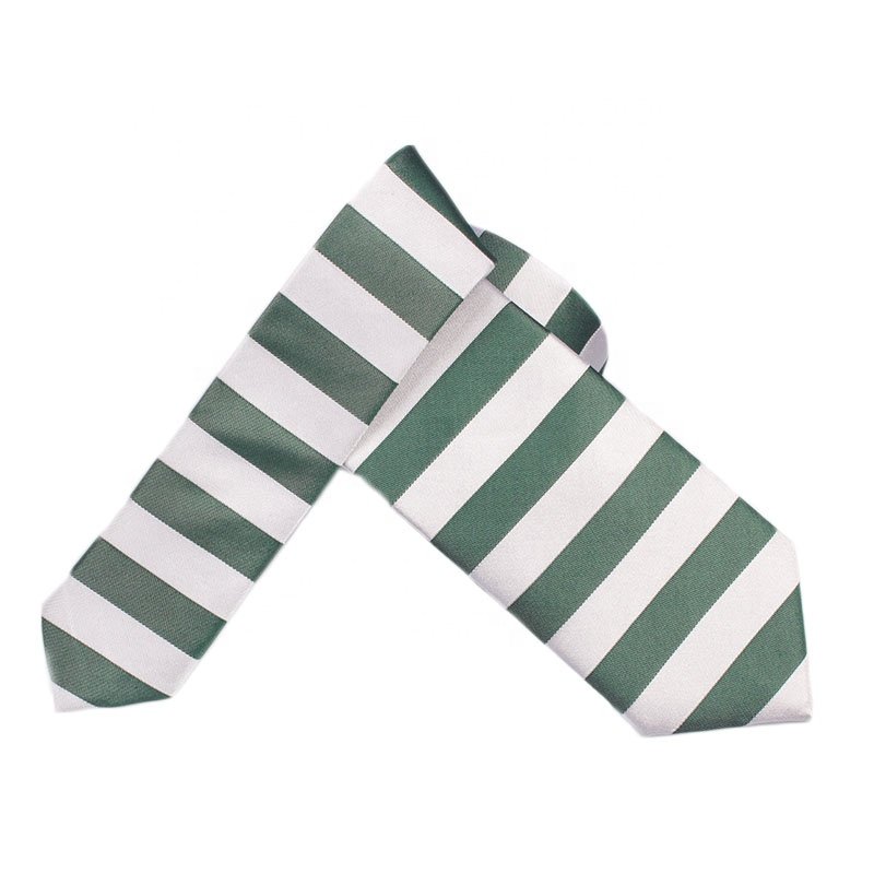 Green Grey Navy Mens 100 Poly Neckties Stripe China Pattern Necktie Tone To Tone Basic Neck Tie Ties