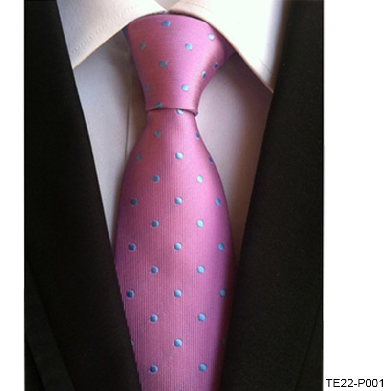 Spot Supply Polyester Jacquard Men's Tie Business Occasion Casual Fashion Polka-dot Small Dot Tie Wholesale