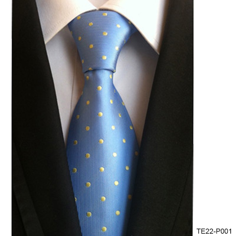 Spot Supply Polyester Jacquard Men's Tie Business Occasion Casual Fashion Polka-dot Small Dot Tie Wholesale