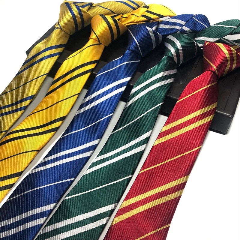 Wholesale cheap college school style pure color stripe neck tie blank custom logo men cheap student casual ties