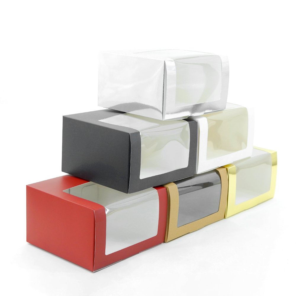 Custom Design Printed Snap Cap Paper Card Box For Baseball Cap Hat Mailer Box With PVC Clear Window Hat Gift Box Packaging