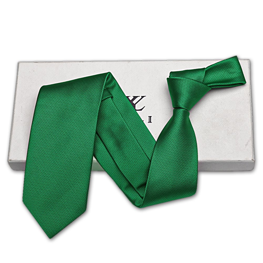 YiLi Jacquard Woven Microfiber Polyester Hot Selling New Green Tie Striped Suit Accessories, Hand Made Ties Wholesale In Stock