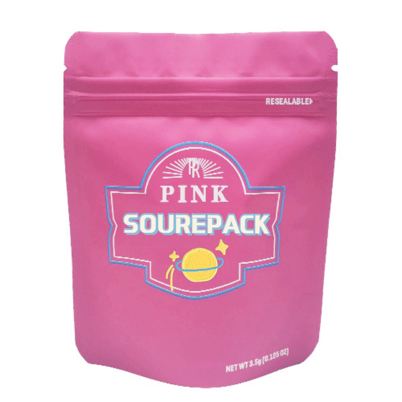 Sourcepack Smell Proof Packing Printed Zip Custom Ziplock Logo Plastic Stand up Pouch Edible Packaging Doypack Mylar Bag