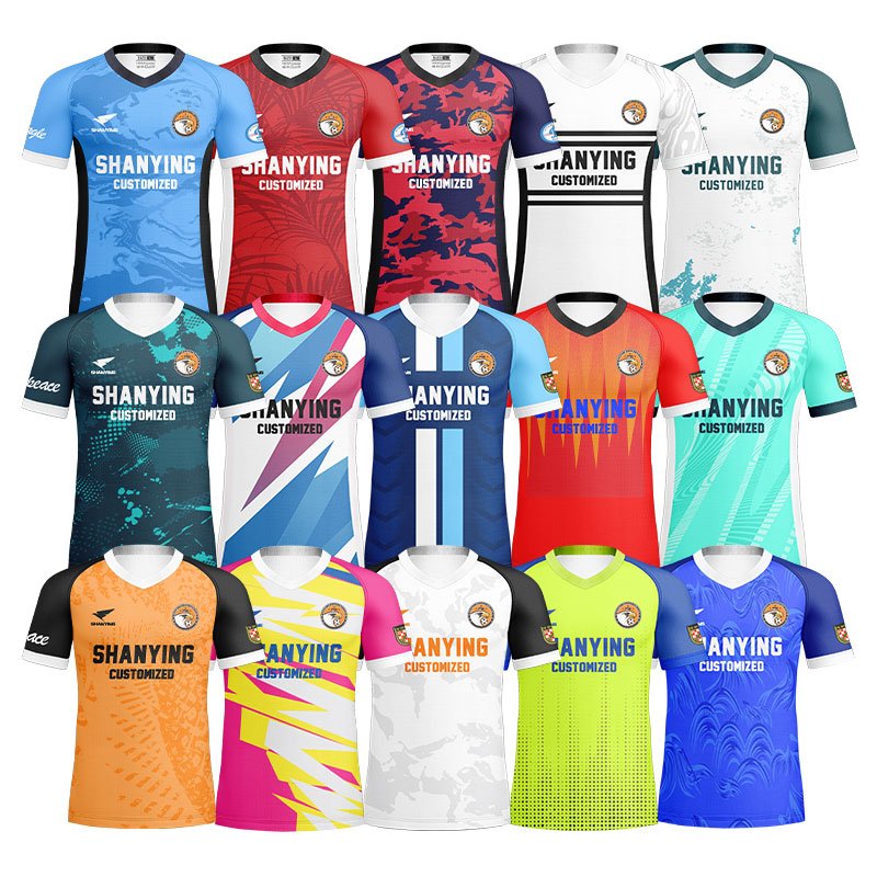 Soccer-jersey for Trendy Plain Original Or Football Top Sublimated Streetwear Sports Wear Suppliers Soccer-jersey