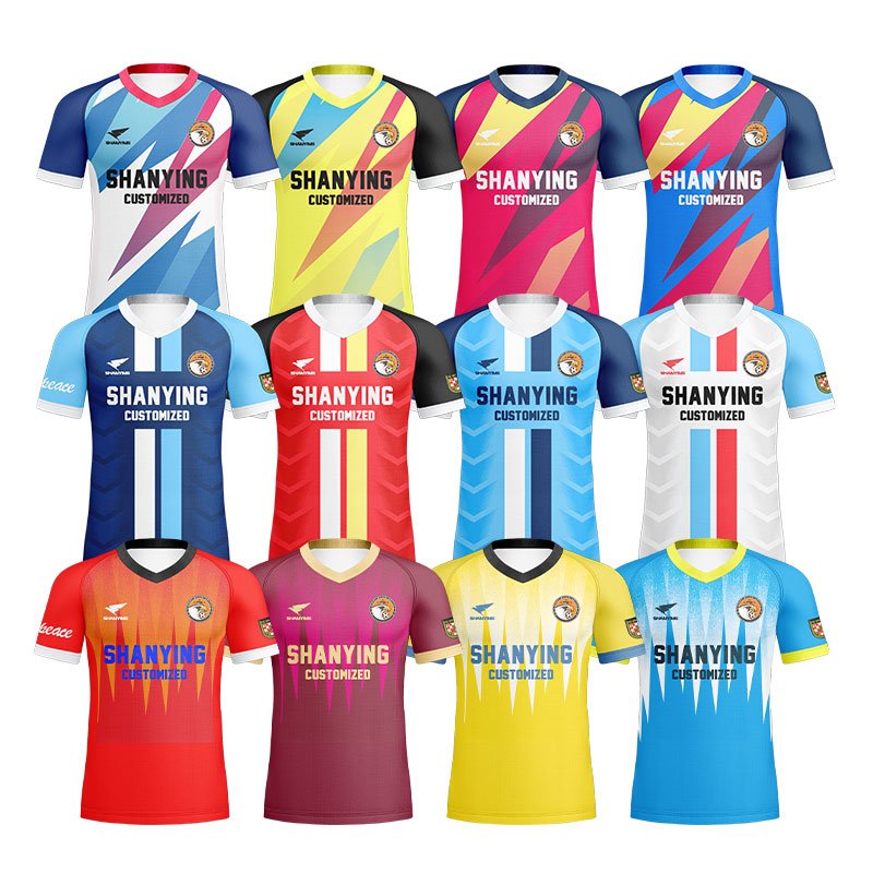 Soccer-jersey for Trendy Plain Original Or Football Top Sublimated Streetwear Sports Wear Suppliers Soccer-jersey