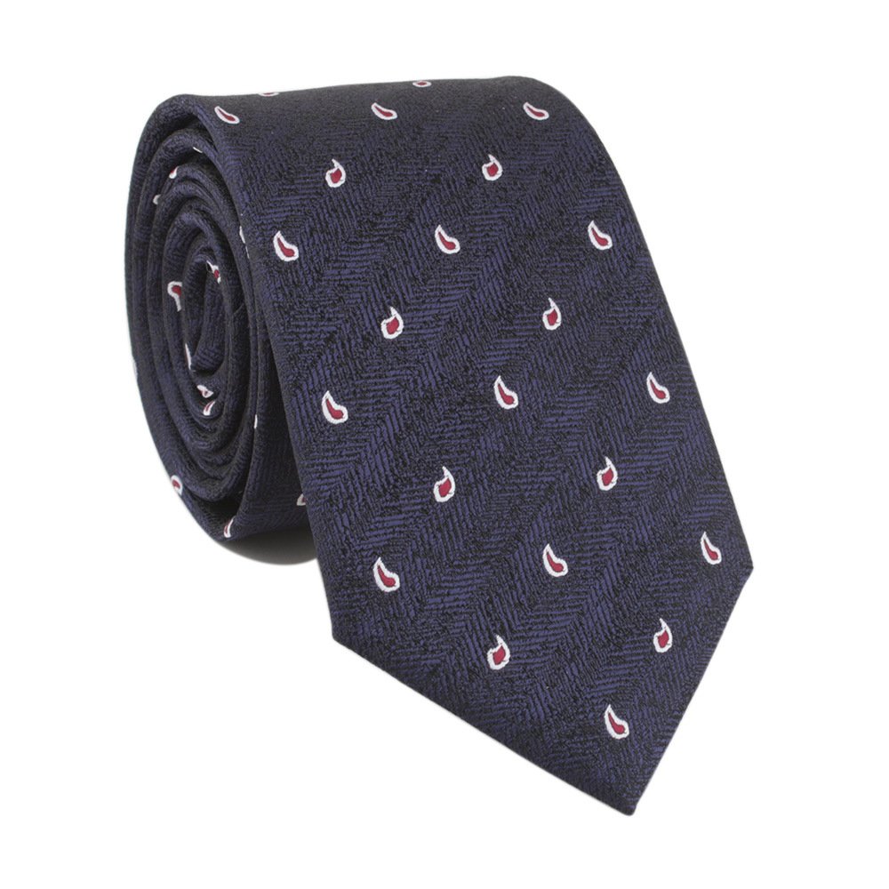 7CM Mens Ties Polyester Floral Paisley Formal Dress Wedding Business Necktie Classic Neck ties For Men