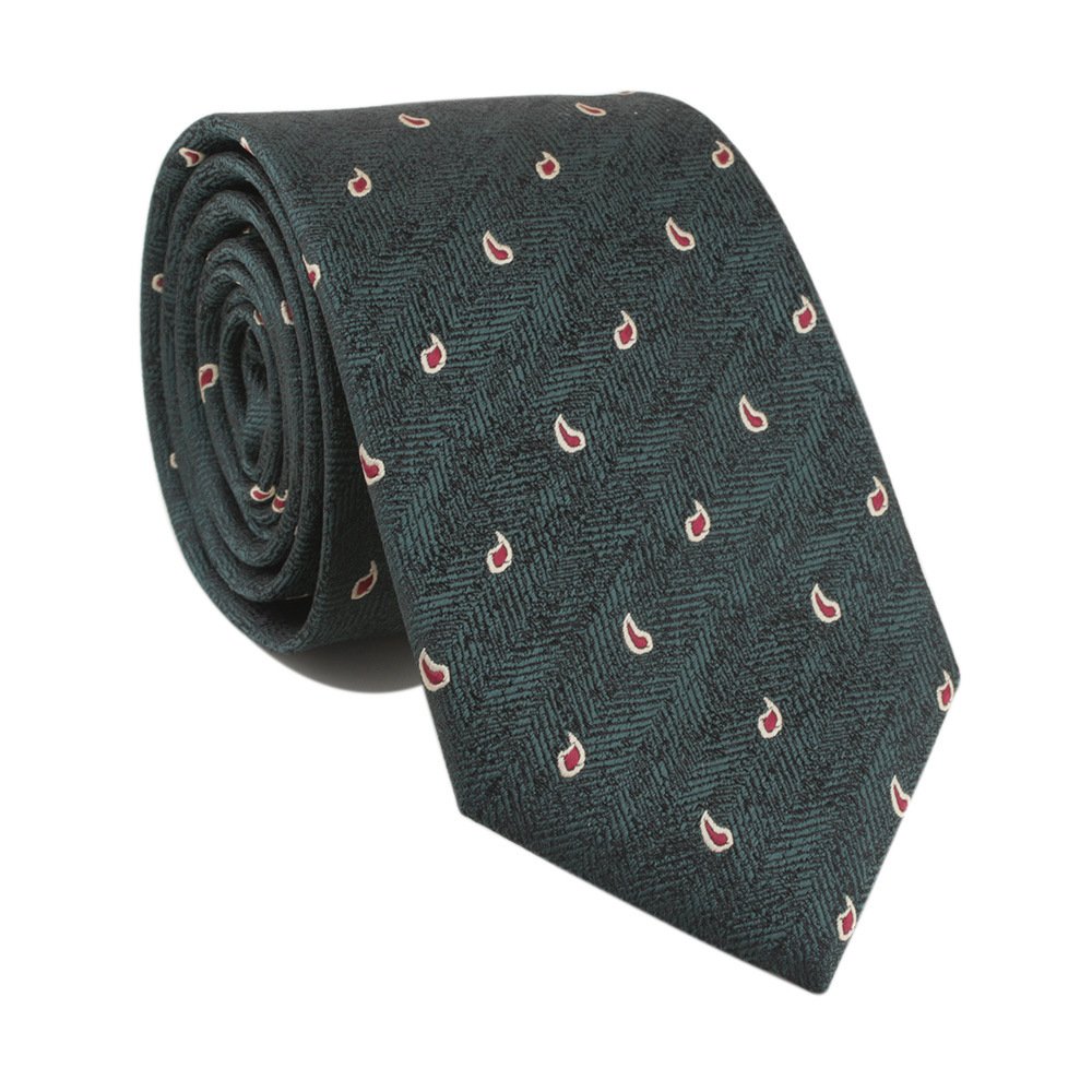 7CM Mens Ties Polyester Floral Paisley Formal Dress Wedding Business Necktie Classic Neck ties For Men