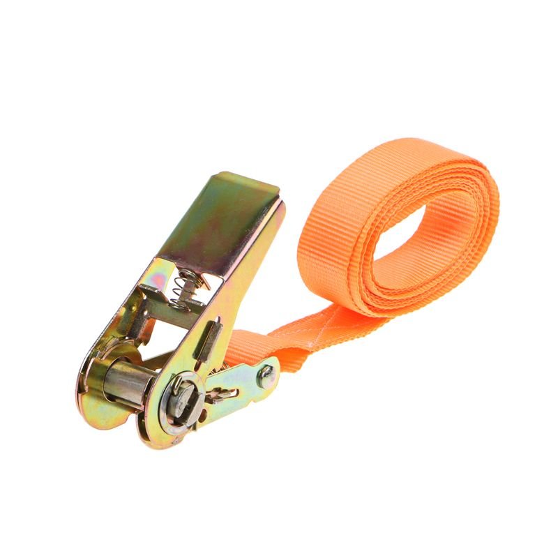 Ratchet Strap Ratchet Buckle Lashing Belts Cargo Fixed Tie Zinc Buckle Tension Rope Carton Polyester Customized Combination 1pc