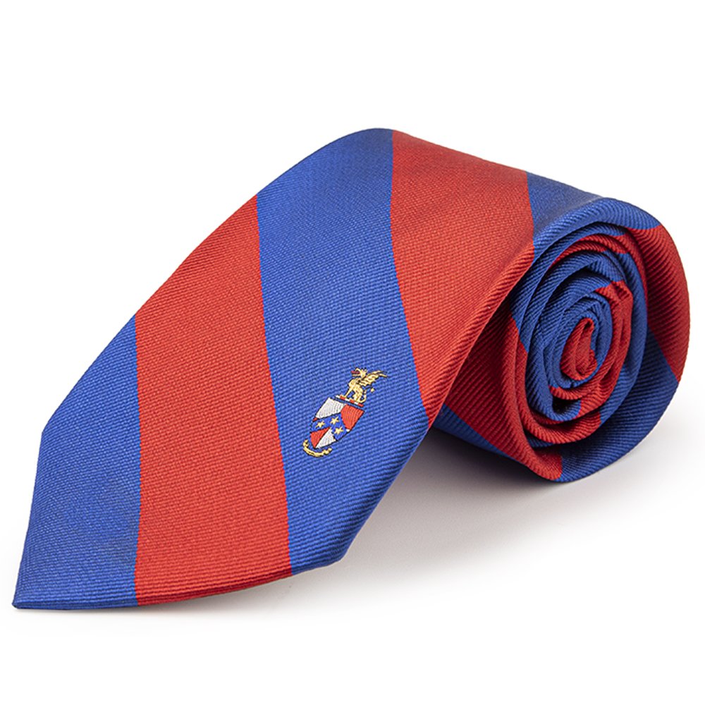 Custom Polyester Necktie Woven Jacquard Striped Fabric Blue Neck Ties Mens Tie High School Custom LOGO Handmade Necktie