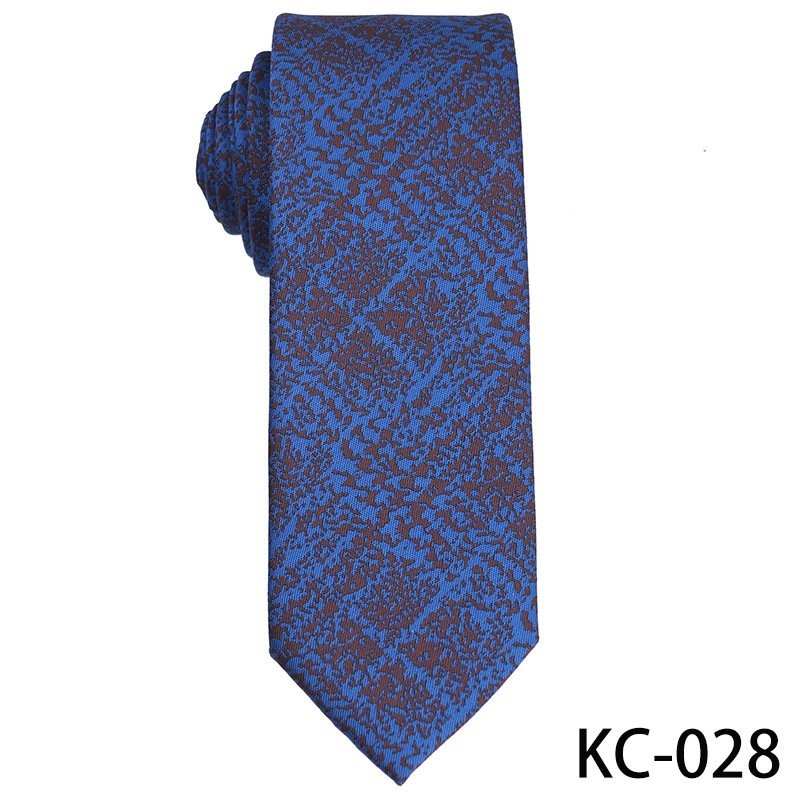 Wholesale Skinny Blue Ties For Men Private Label Silk Tie 2024