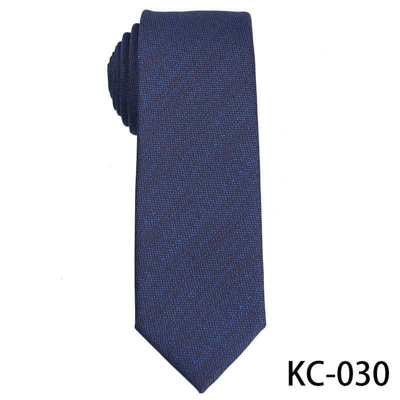 Wholesale Skinny Blue Ties For Men Private Label Silk Tie 2024