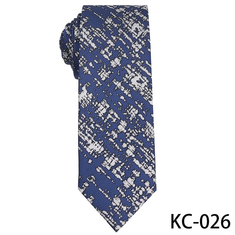 Wholesale Skinny Blue Ties For Men Private Label Silk Tie 2024