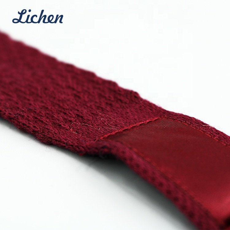 100% Wool Italian Tip End Knit Ties for Business Office Tie Men Tip Gravata Slim Tie for Suit Wear
