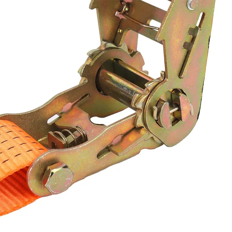 2 inch 50mm Retractable Ratchet Strap Truck Loading Belt Ratchet Tie Down Strap