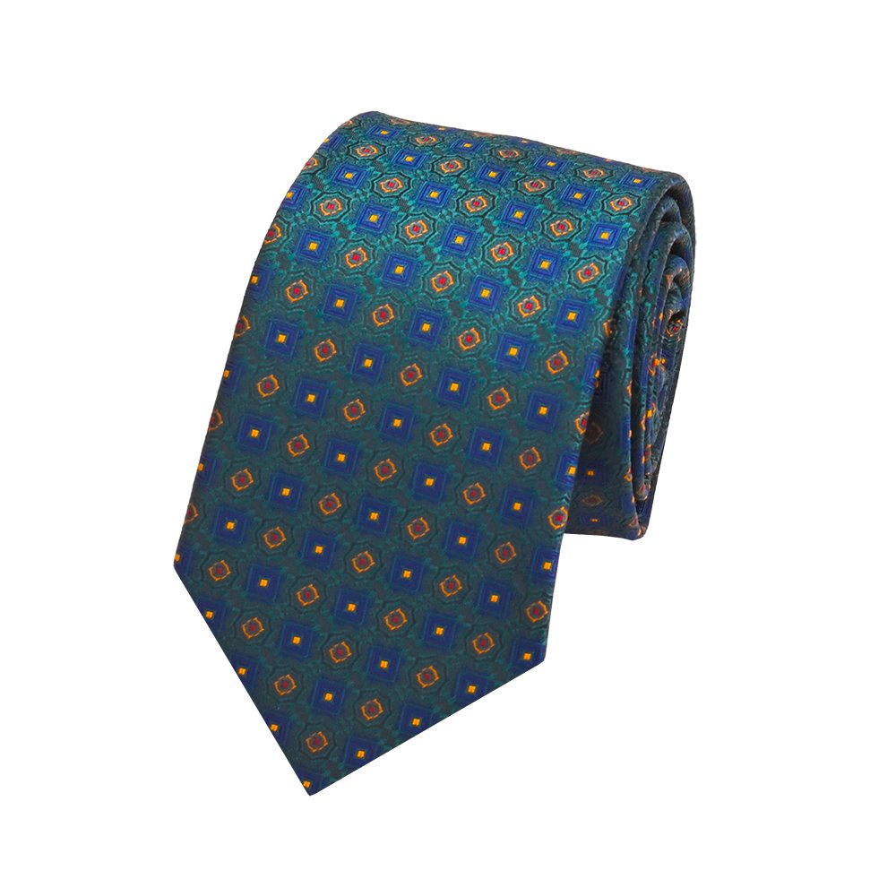 YiLi Men Jacquard Woven Microfiber Polyester Necktie Tie