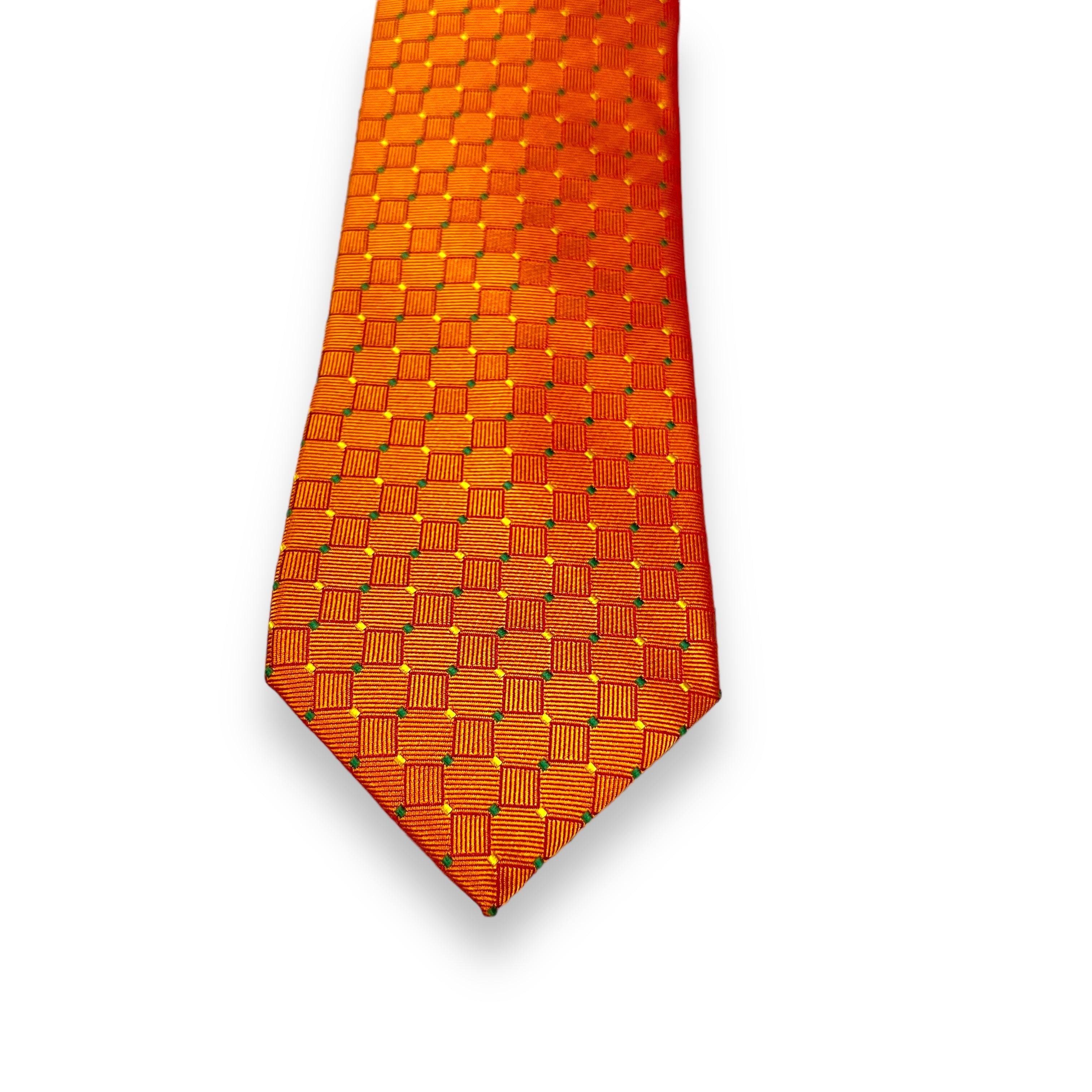 Burnt Orange Dotted Tie